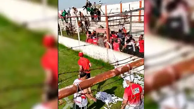 Ensayaban un sistema antiviolencia, pero tuvieron que suspender el partido por incidentes
