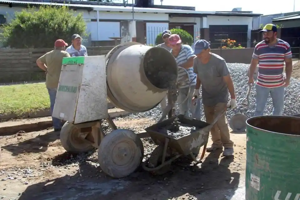 Continúan los trabajos en el barrio Jorge Newbery