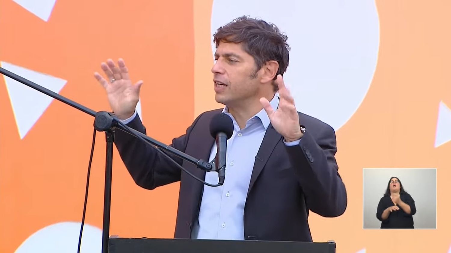 "Macri y Vidal se la afanaron toda", disparó Kicillof durante la inauguración de un jardín de infantes en Avellaneda 