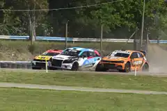 Mariano Terraza hizo podio en el RallyCross de Buenos Aires