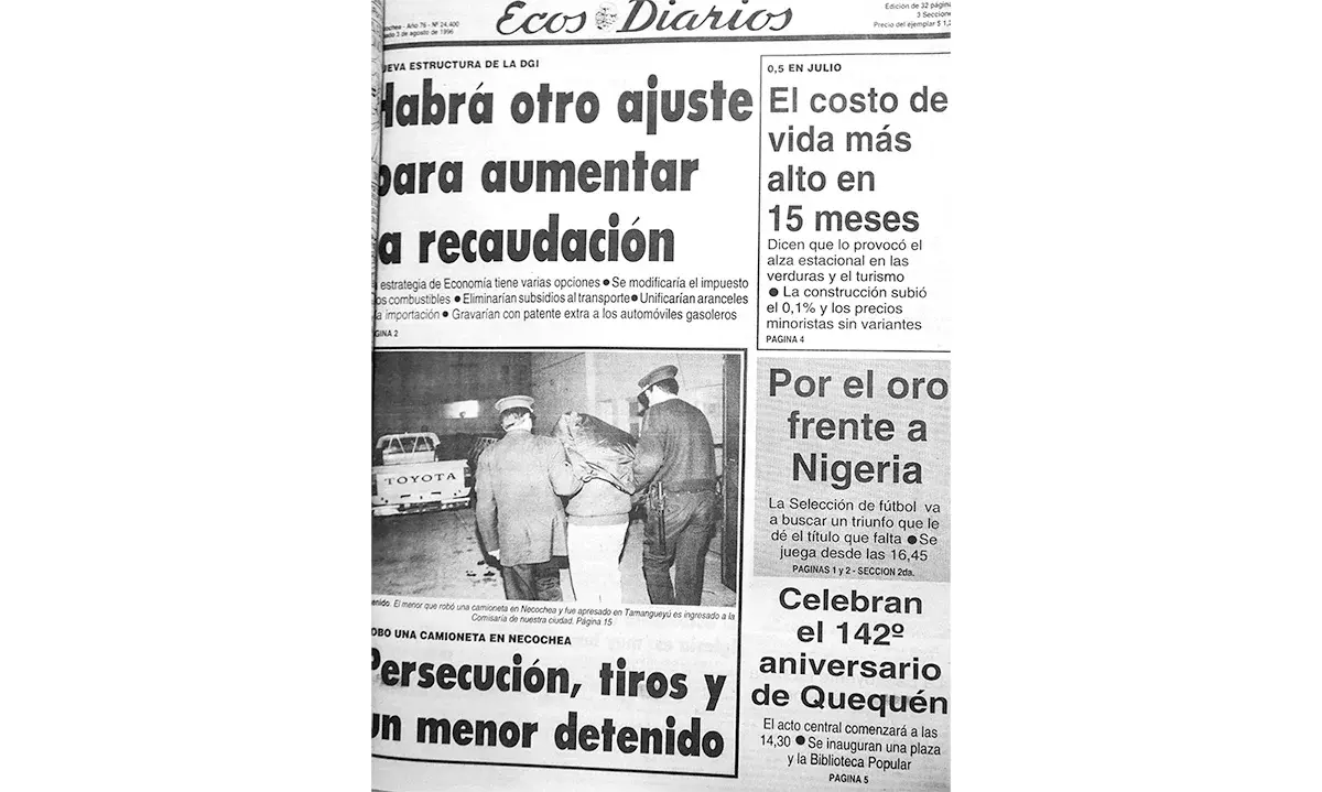 Sábado 3 de agosto de 1996