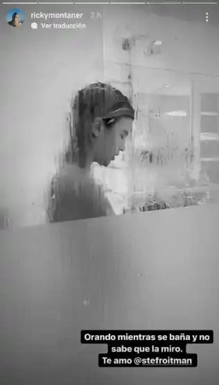 Fuertes críticas a Ricky Montaner por publicar en redes un video de Stefi Roitman en la ducha