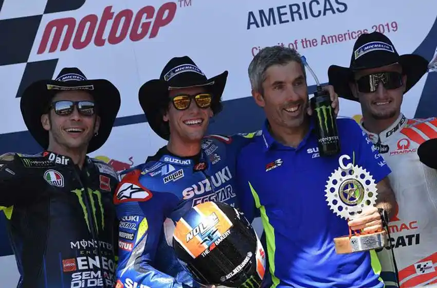 Moto GP: un marplatense premiado tras la consagración de Alex Rins