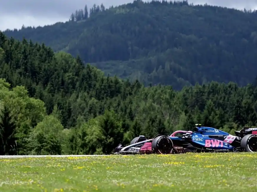 Franco Colapinto este viernes en Austria. Crédito: Gintare Karpaviciute/Reuters