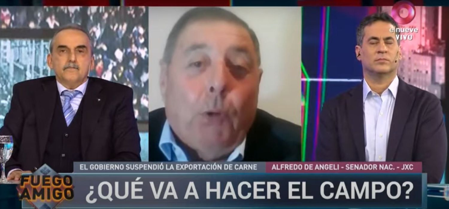 De Ángeli chicaneó a Moreno, quien se la devolvió tratándolo de "vago y atorrante"