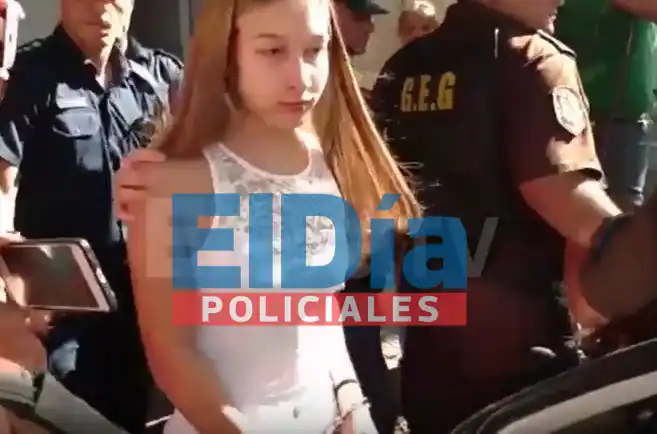 Video: así abandonaba los Tribunales Nahir Galarza tras una nueva declaración 