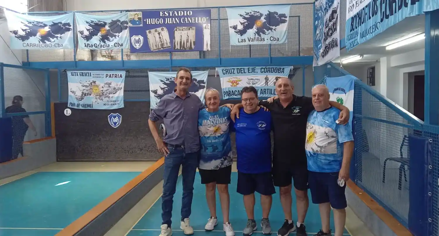 El Centro de Veteranos de San Francisco organizó un encuentro provincial de bochas