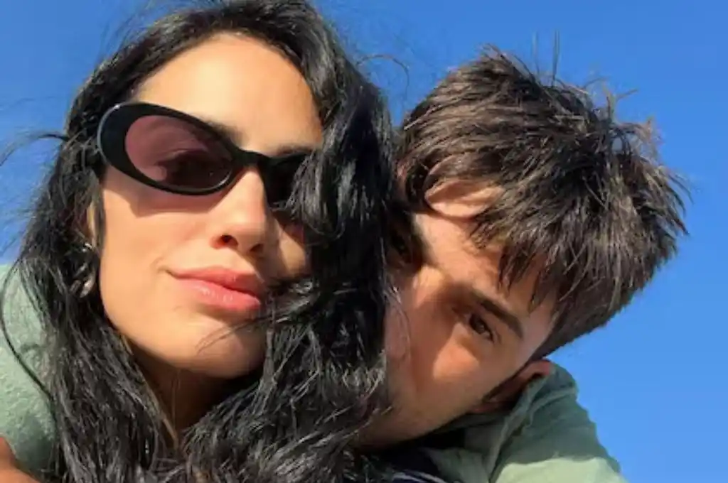 Lali y Pedro, su novio.