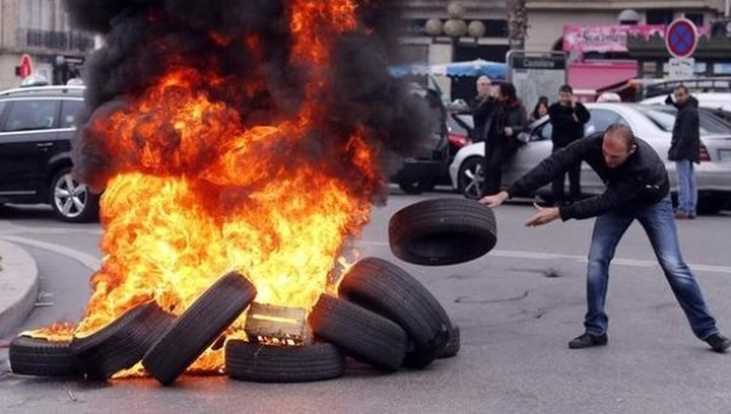 Prohíben quemar gomas en protestas en La Plata