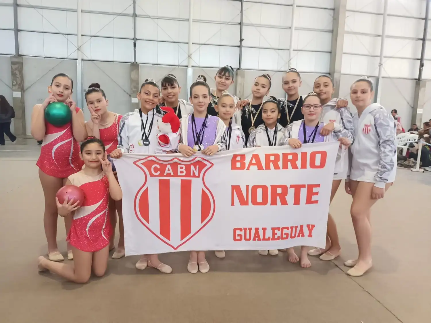 Barrio Norte sumó podios y una clasificación nacional en gimnasia rítmica