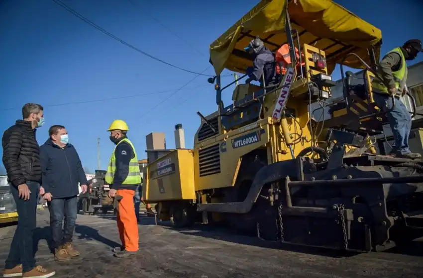 Comenzaron obras de pavimentación en el barrio Fortunato de la Plaza