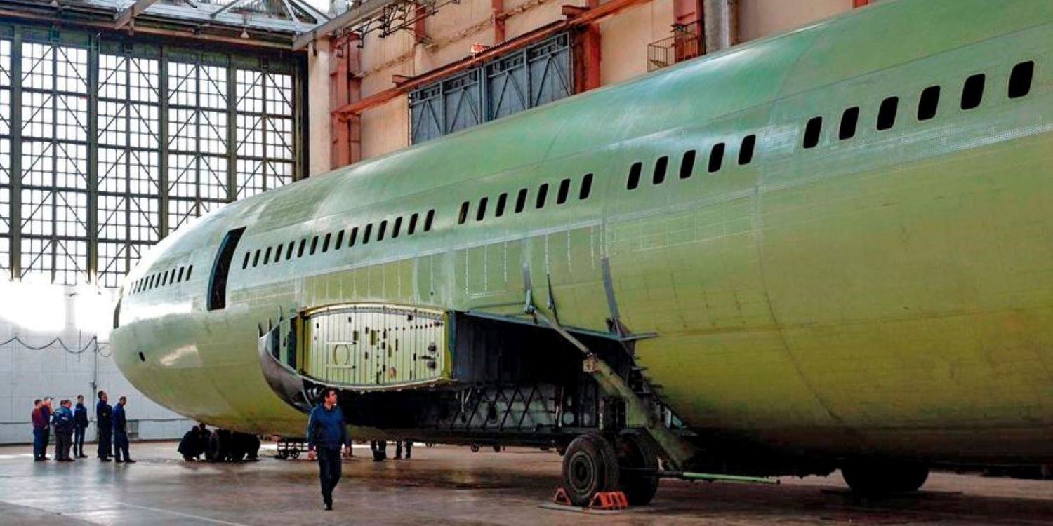 First of 2024: Ilyushin completes assembly of a new fuselage for the IL-96-300