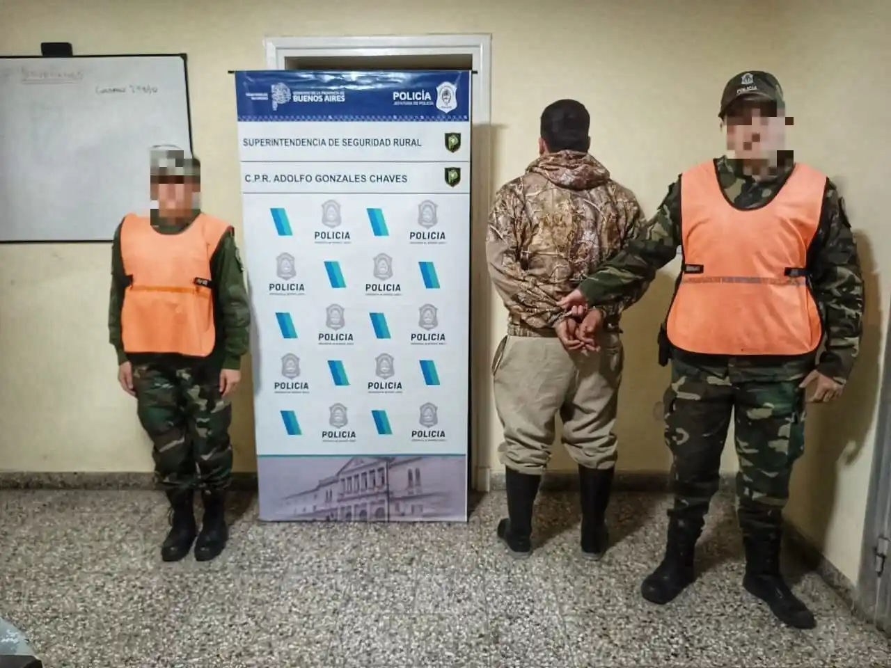 Aprehendidos y demorados en la zona rural de Chaves por tenencia ilegal de arma de fuego