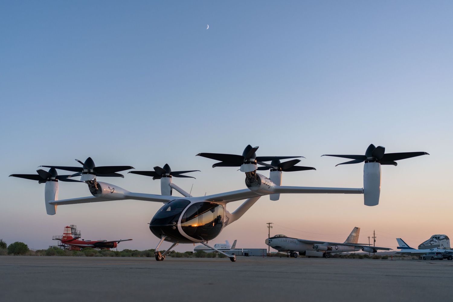 Joby delivered its first eVTOL air taxicab to the USAF