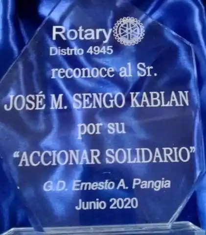 Sengo Kablan fue reconocido como ciudadano destacado