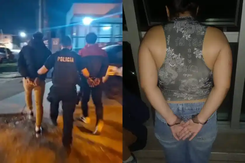 Detenidos en zona noroeste.