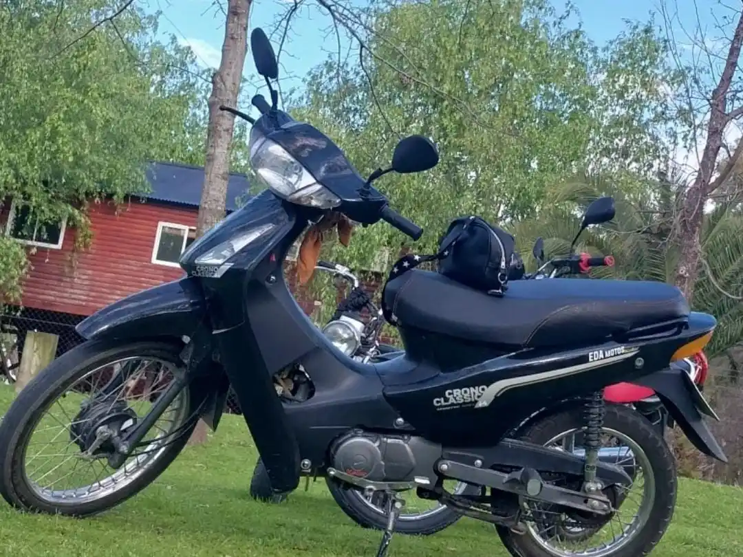 La moto robada es marca Crono Classic 110.
