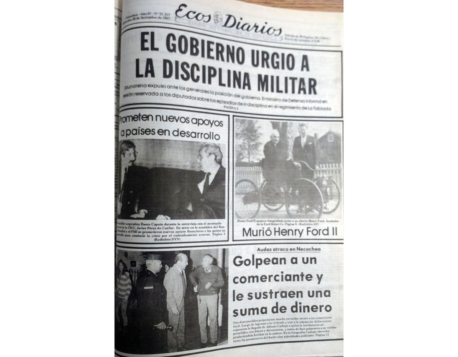 Miércoles 30 de septiembre de 1987