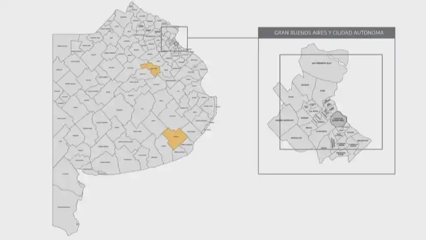 Mapa epidemiológico bonaerense: Solo dos distritos en fase 3 y Tandil llegó a la cuarta
