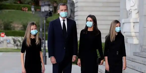 La princesa y la infanta Sofía irán al homenaje de las víctimas por COVID