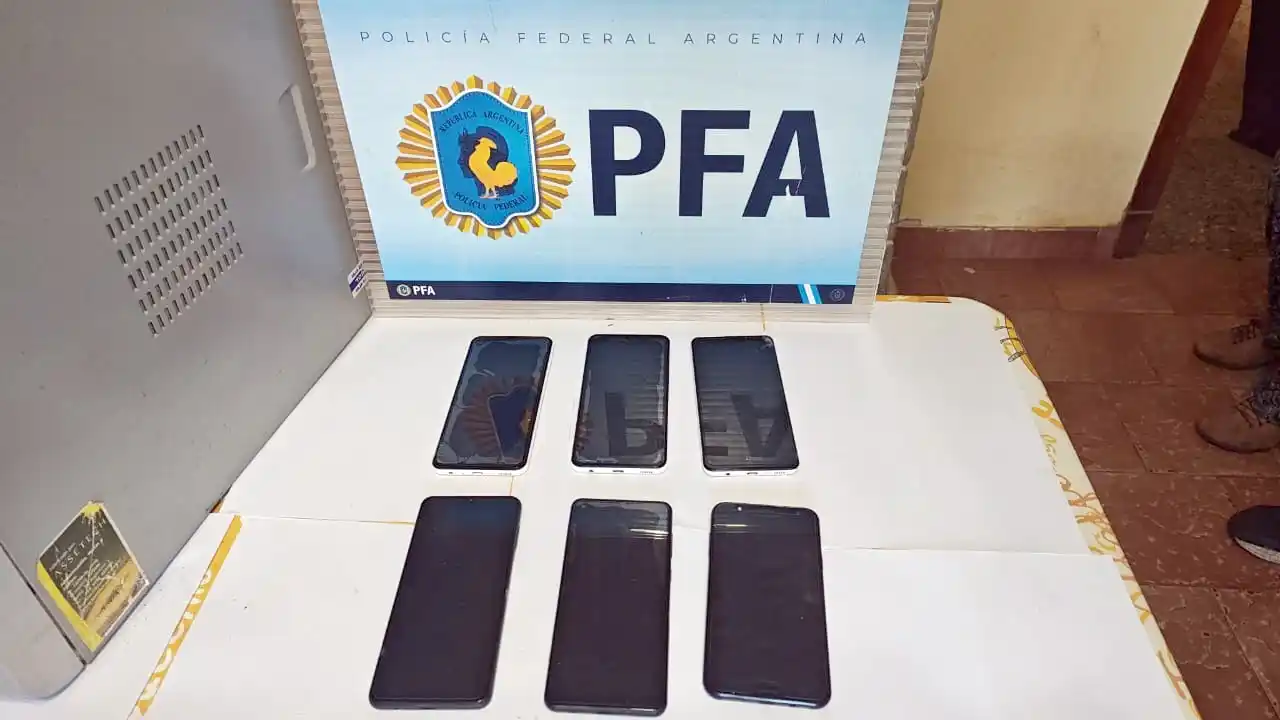 Celulares secuestrados