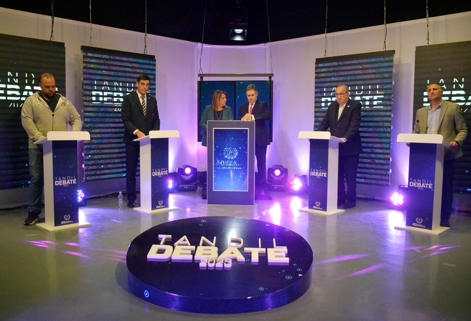 Imágenes exclusivas del debate de candidatos a intendente de Tandil