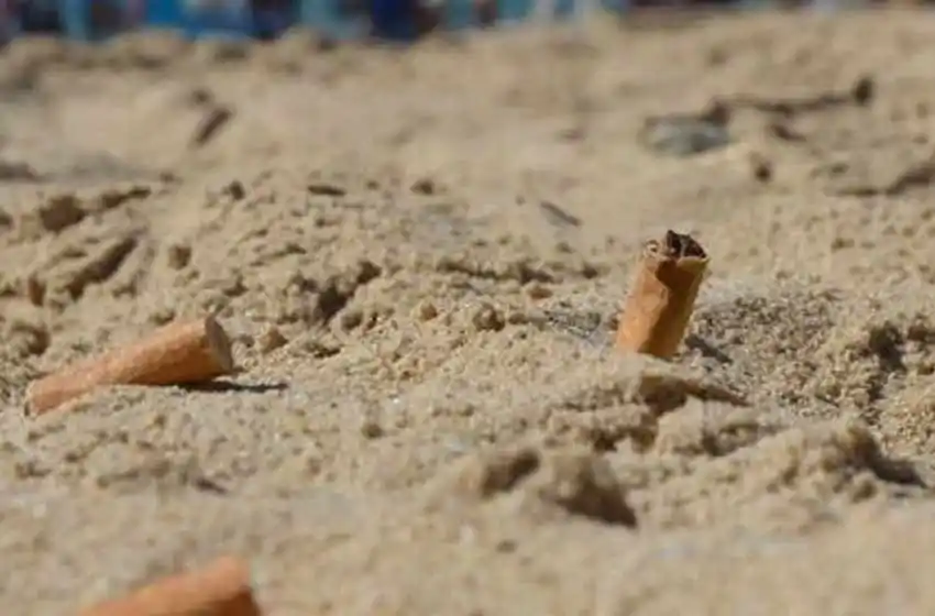 Avanza un proyecto para limitar el consumo de cigarrillo en las playas