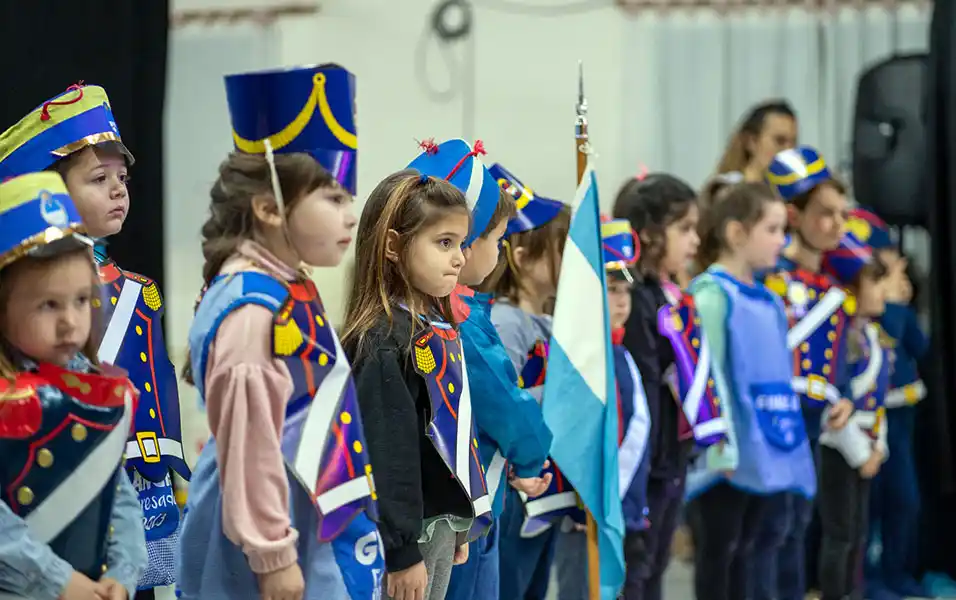 En San Cayetano. La ceremonia se desarrolló en el Jardín 902