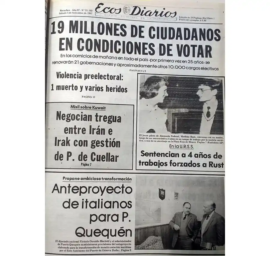 Sábado 5 de septiembre de 1987