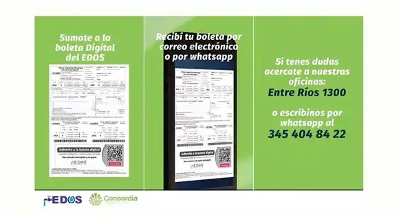 El EDOS instrumentó la boleta digital