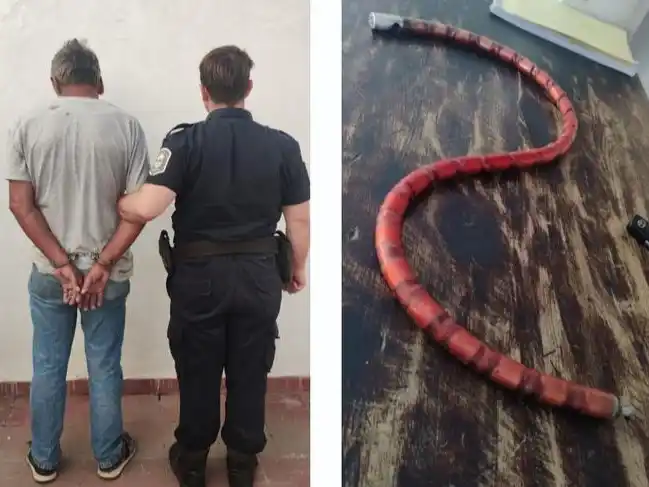 El hombre fue trasladado a la Comisaría Segunda.