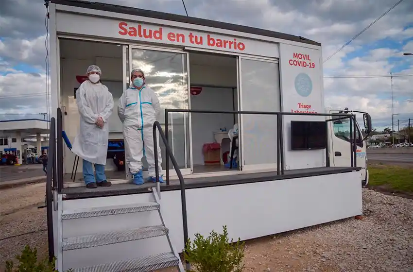 Nueva jornada de detección Covid en el Polideportivo "Che" Guevara