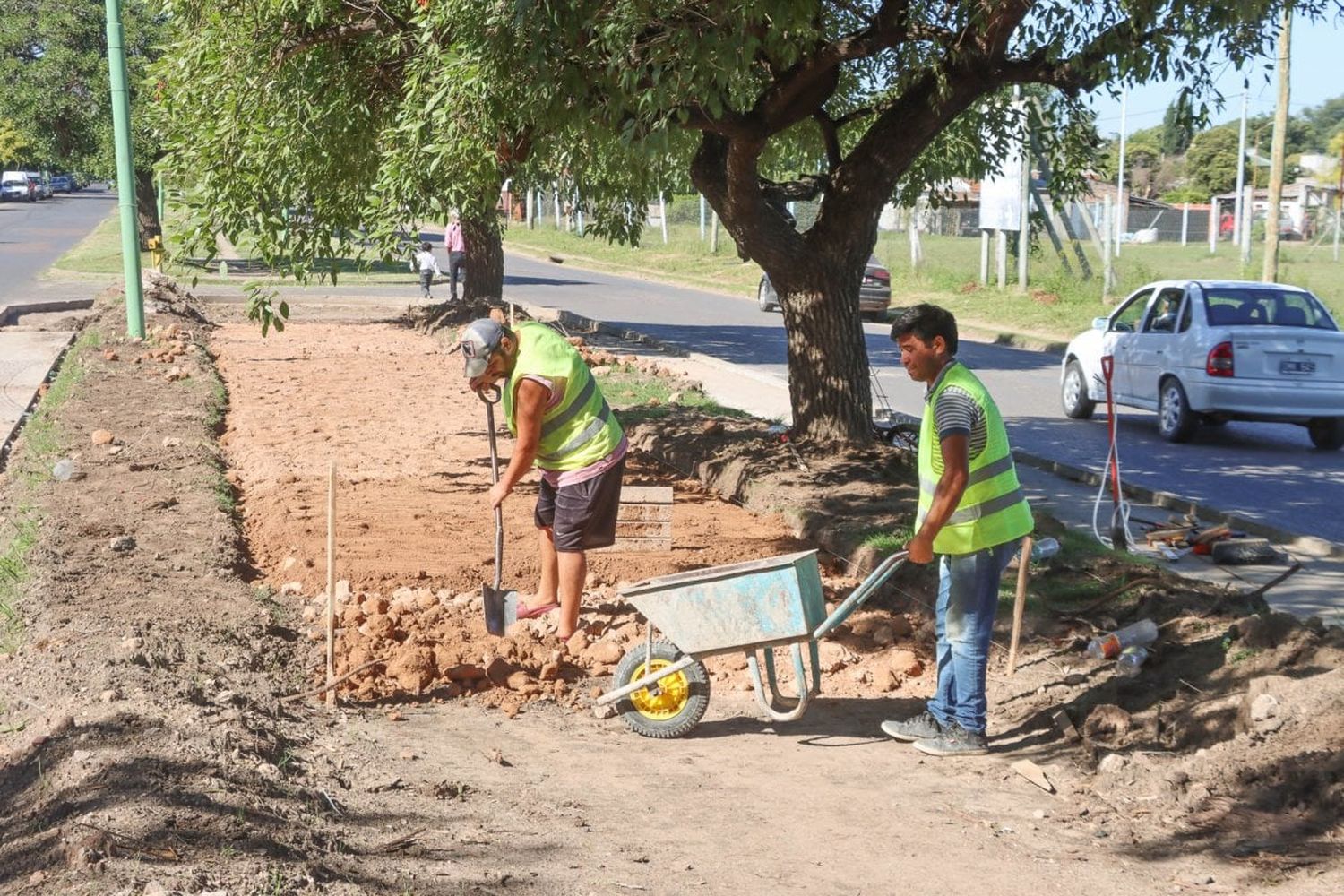 Avanza la renovación de la Avenida Parque