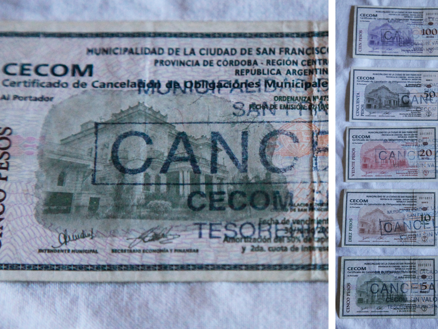 A 17 años del Cecom, el “billete” que afectó al comercio local y tuvo sus propios “arbolitos”