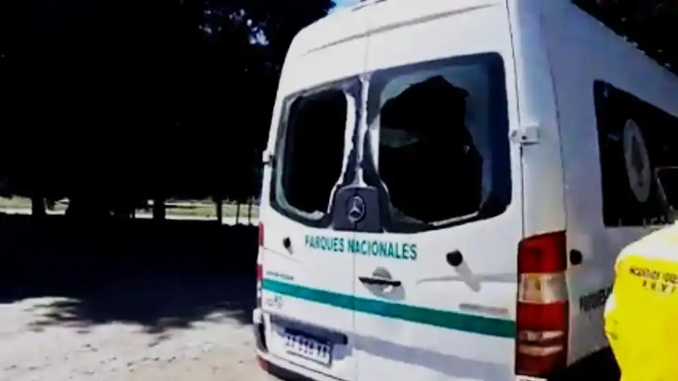 Incidentes en la visita de Alberto Fernández tras los incendios forestales en Chubut