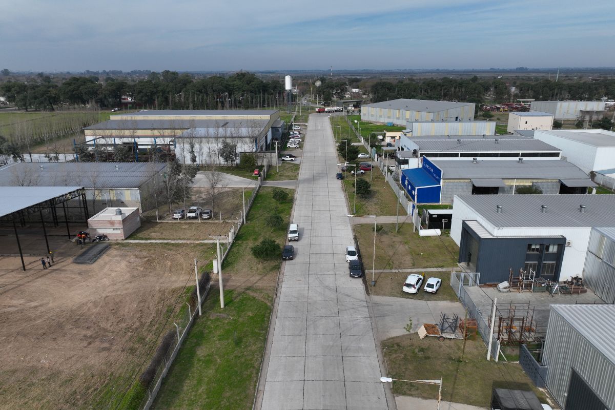 Vista aérea del Parque Industrial Los Polígonos.