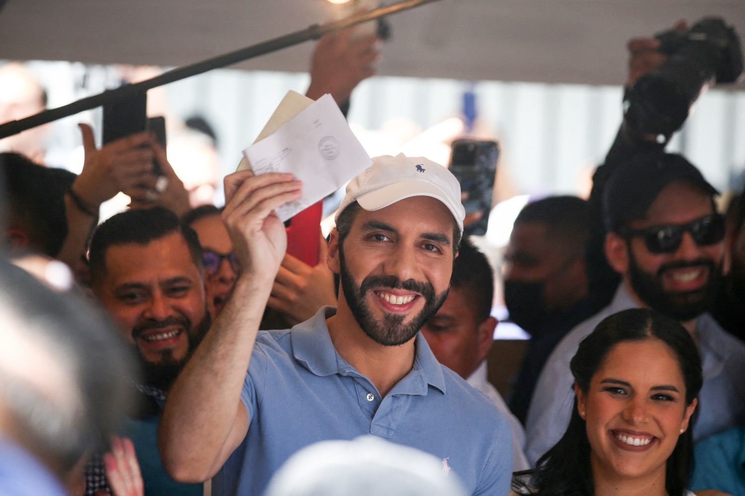 El reelecto presidente de El Salvador, Nayib Bukele.