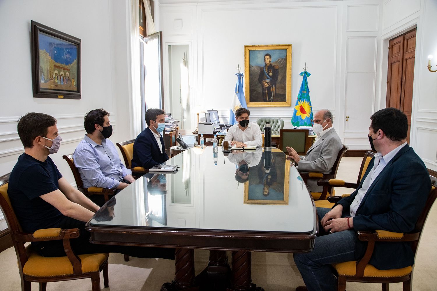 Kicillof puso en funciones al nuevo titular del Consorcio de Gestión del Puerto Quequén Jorge Álvaro