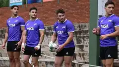 Los Pumas realizaron su primera práctica en Durban