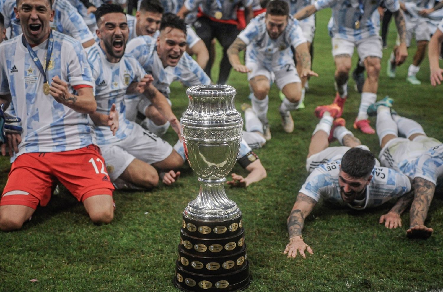 La Selección campeona de América llegó al país