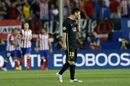 Con un mal partido de Messi, Barcelona se quedó afuera de la Champions