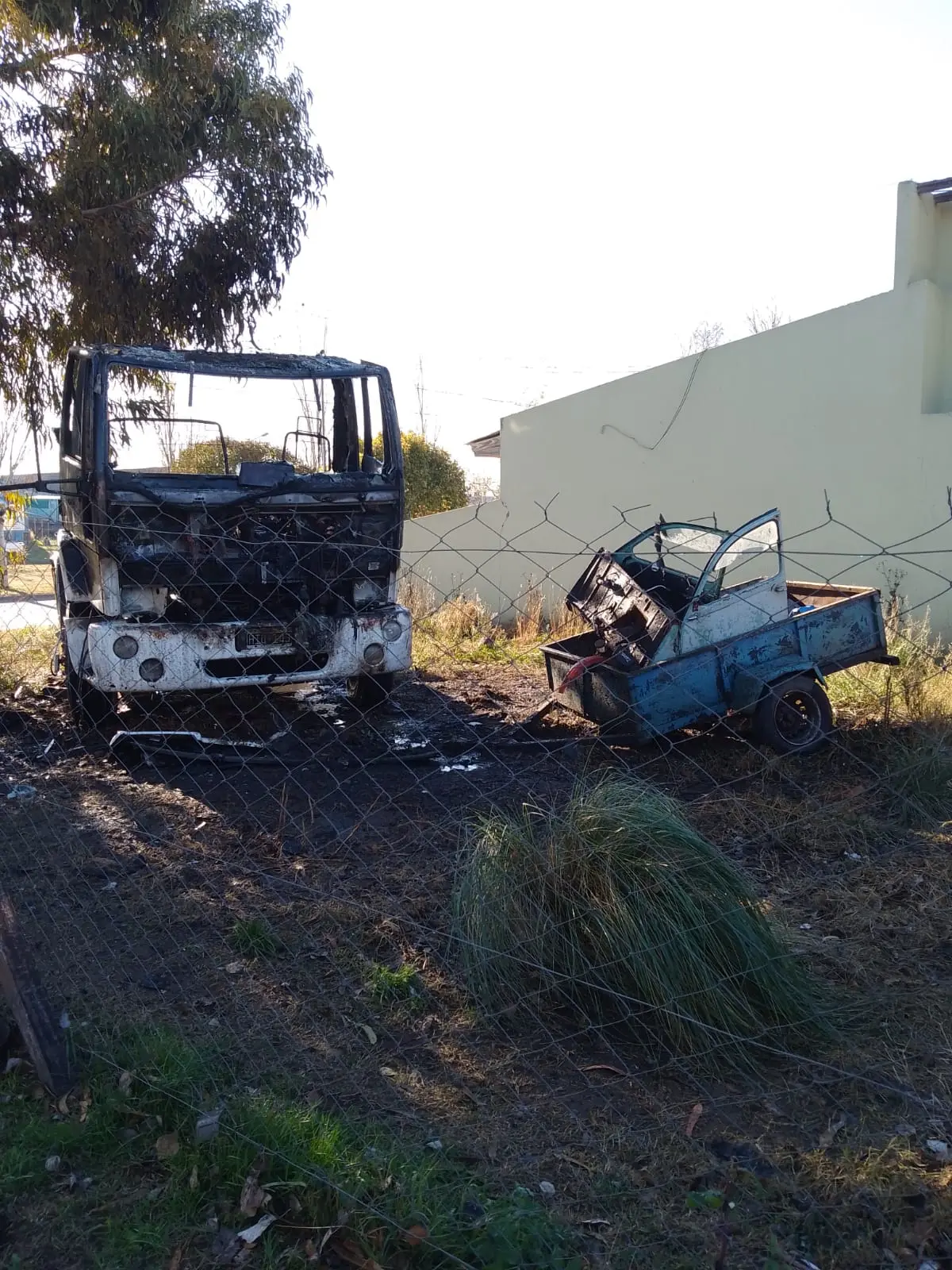 Incendio en un taller de Ameghino 640