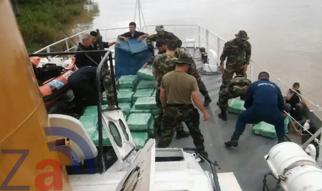 Secuestraron 8 mil kilos de marihuana en Zárate: "Es una cifra récord"