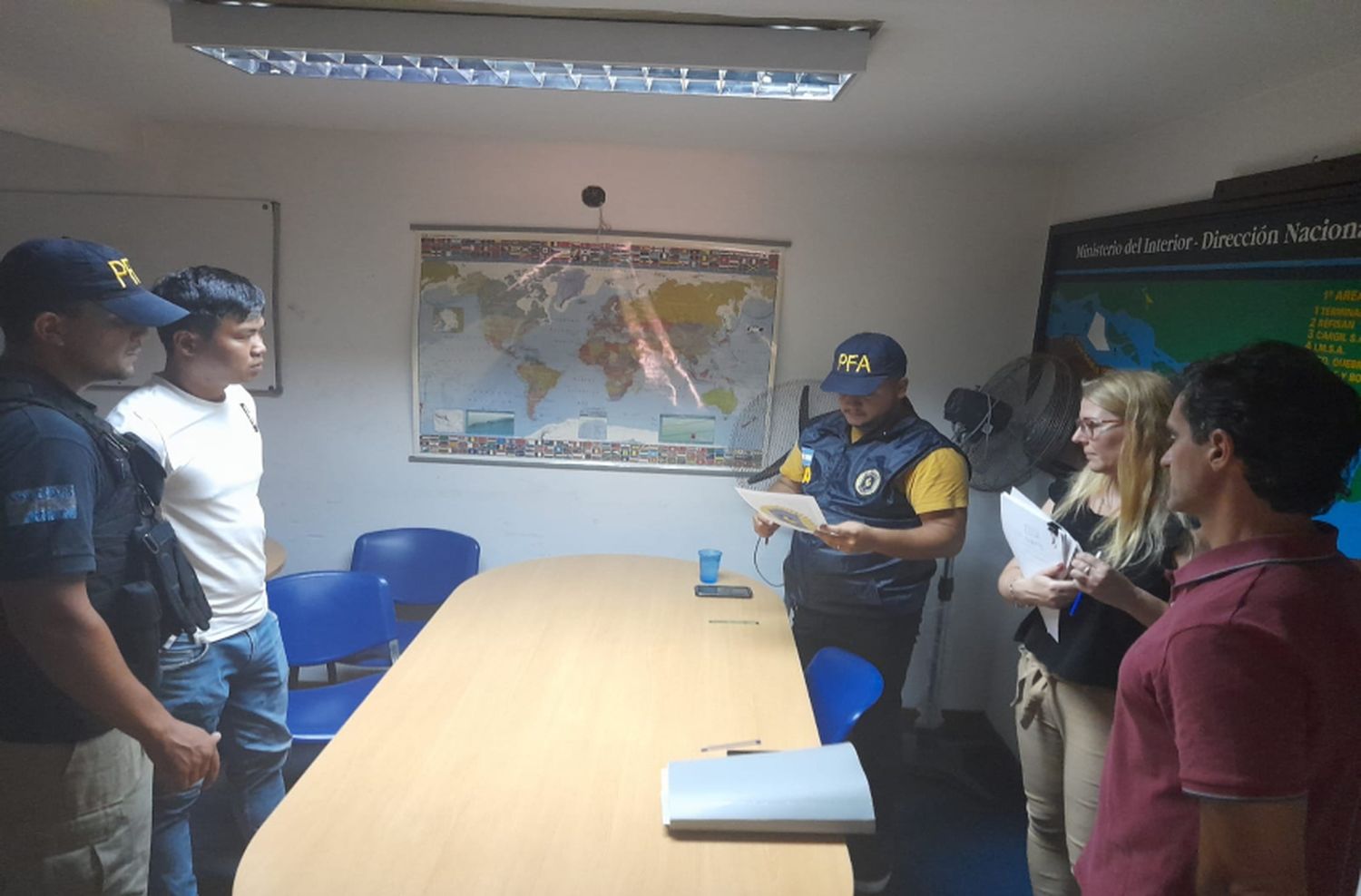 Detuvieron a un ciudadano chino sospechado de extorsionar a comerciantes
