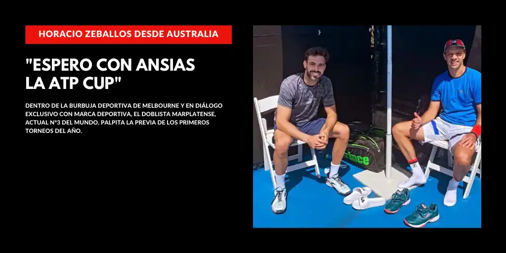 Horacio Zeballos, desde Australia: “Espero con ansias la ATP Cup”