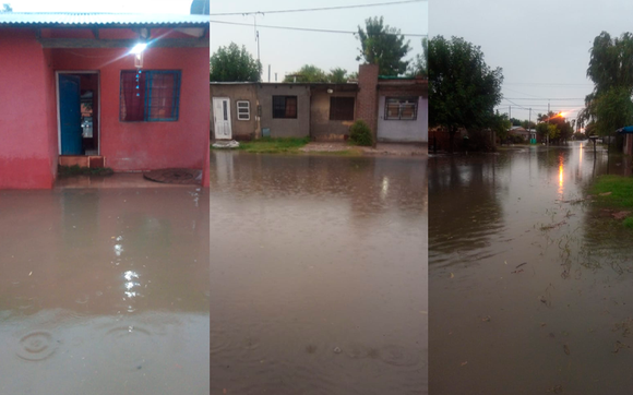 Alrededor de 14 familias asistidas por casas inundadas tras la lluvia