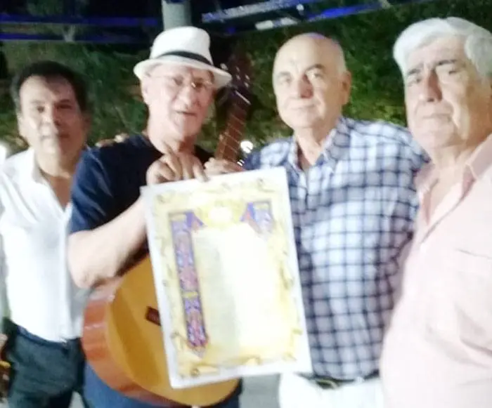 Raúl Vargas fue agasajado  por su trayectoria artística