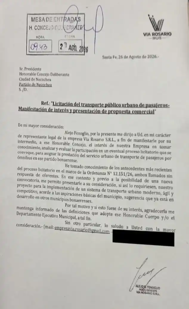 Nota Vía Rosario colectivos - 2