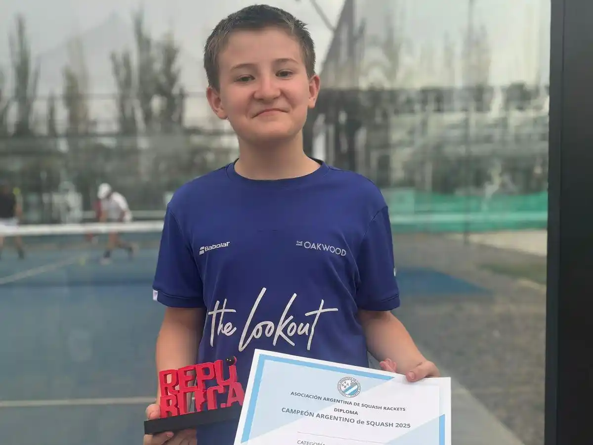 Felipe Decker se consagró campeón del Abierto de la República en Mendoza