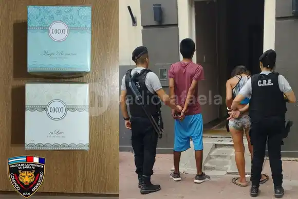 Quisieron salir del hipermercado sin pagar y llevándose dos perfumes: quedaron detenidos